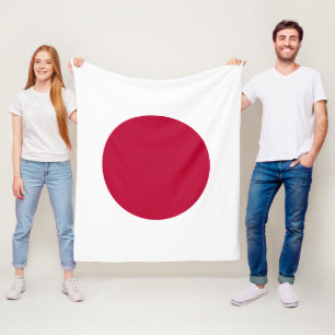 Flagga av det Japan eller Hinomaru medlet Fleecefilt