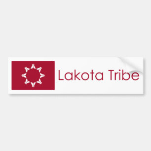 Flagga av det Lakota gräset Ridge Bildekal