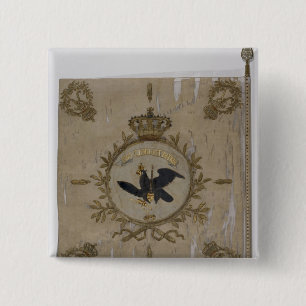 Flagga av det Prussian infanterit Knapp
