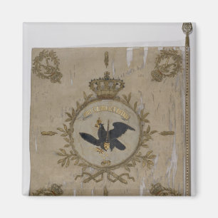 Flagga av det Prussian infanterit Magnet