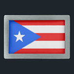 Flagga av det Puerto Rico bältet spänner fast<br><div class="desc">Flagga av det Puerto Rico bältet spänner fast</div>