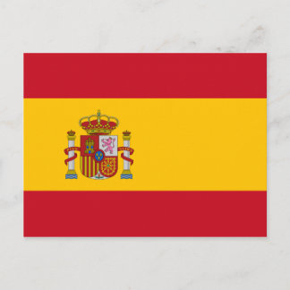 Flagga av det spanska vykortet vykort
