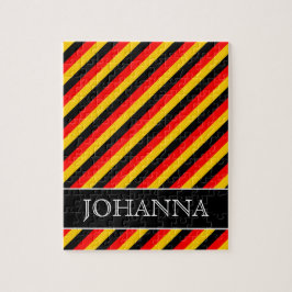 Flagga av det tysklanda inspirerade pussel