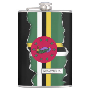 Flagga av Dominica Fickplunta