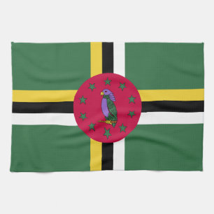 Flagga av Dominica Kökshandduk