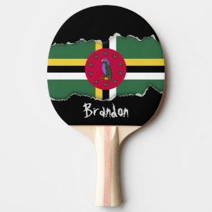 Flagga av Dominica Pingisracket