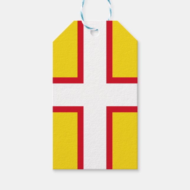 Flagga av Dorset Gift Bag Presentetikett (Framsidan)