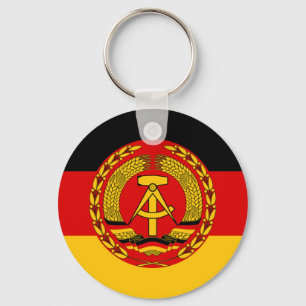 Flagga av East Germany - Flagge der DDR (GDR) - Nyckelring