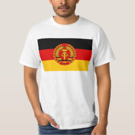 Flagga av East Germany - Flagge der DDR (GDR) - Tee Shirt