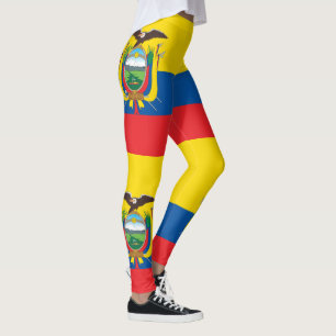 Flagga av Ecuador Leggings