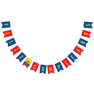 Flagga av Ecuadors Dekorationer för Födelsedagsf