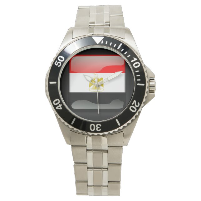 Flagga_av_Egypten Armbandsur (Framsida)