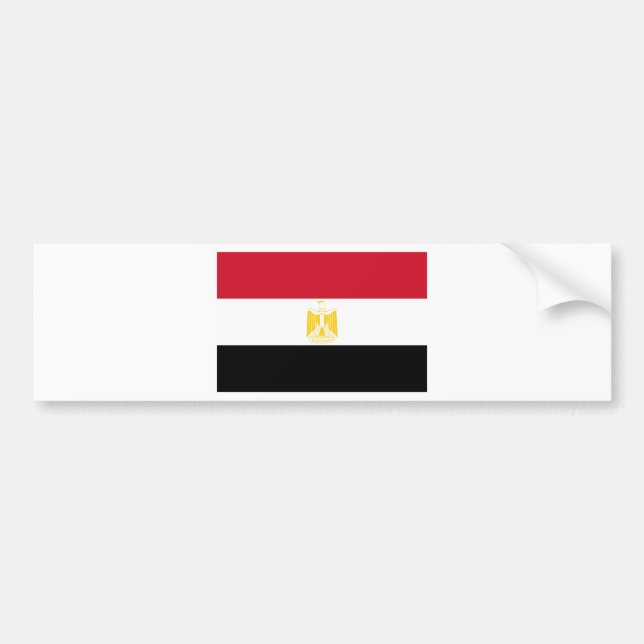 Flagga av Egypten Bildekal (Framsidan)