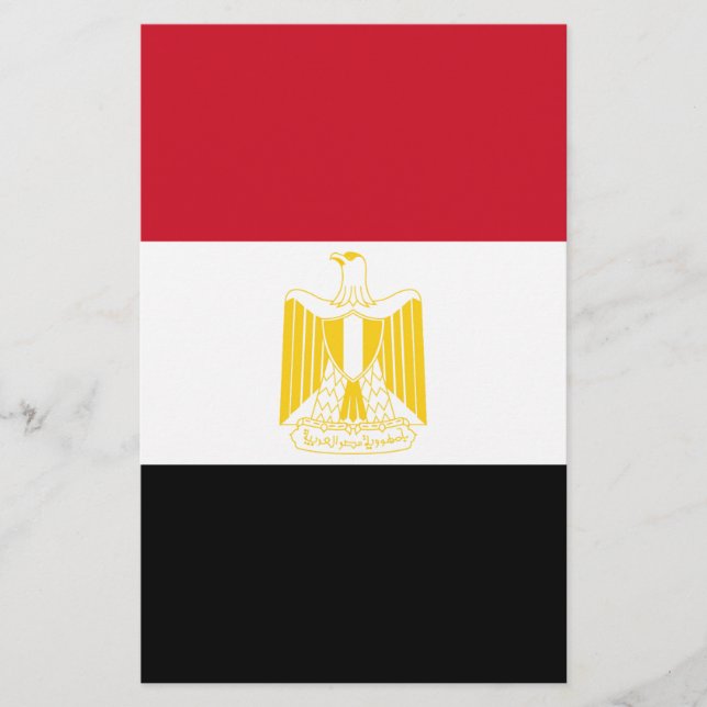 Flagga av Egypten Brevpapper (Framsida)