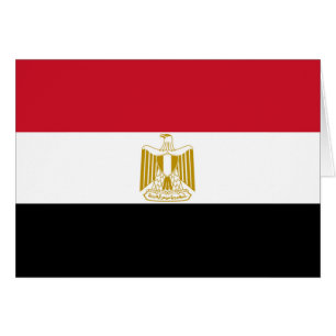 Flagga av Egypten Hälsningskort