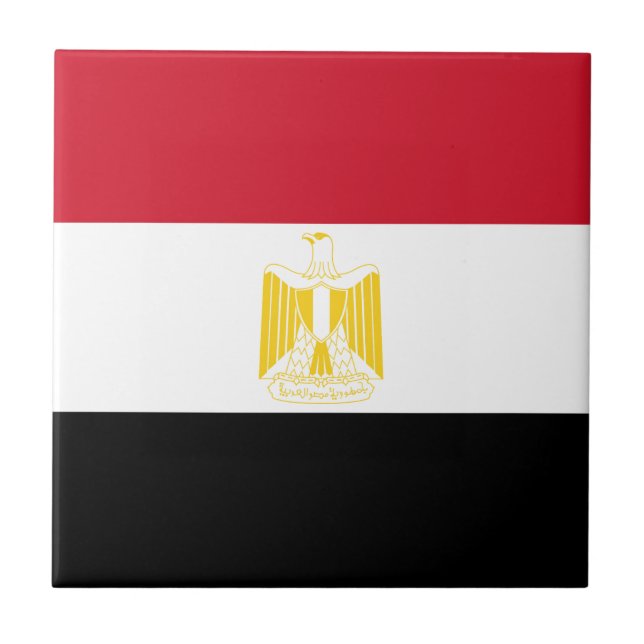 Flagga av Egypten Kakelplatta (Framsidan)