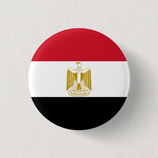 Flagga av Egypten Knapp (Framsida)
