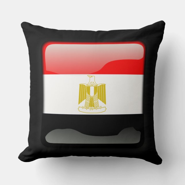 Flagga av Egypten Kudde (Framsida)