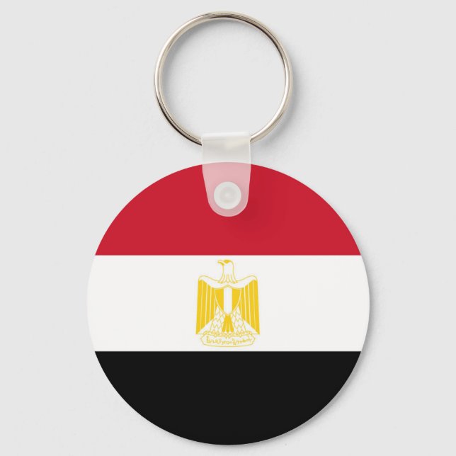 Flagga av Egypten Nyckelring (Framsida)