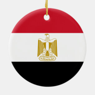 Flagga av Egypten Ornament