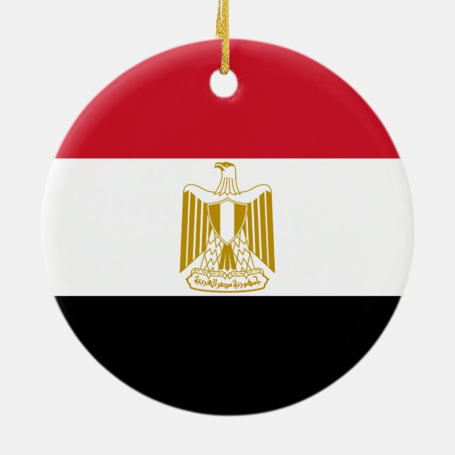 Flagga av Egypten Ornament (Baksidan)