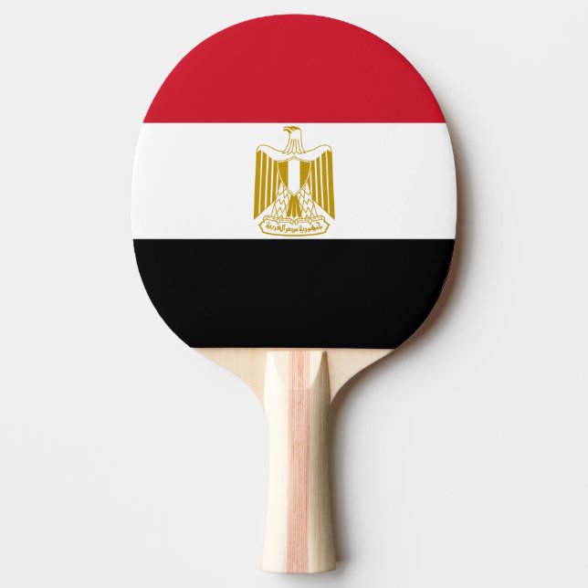 Flagga av Egypten Ping Pong Paddle Pingisracket (Framsidan)