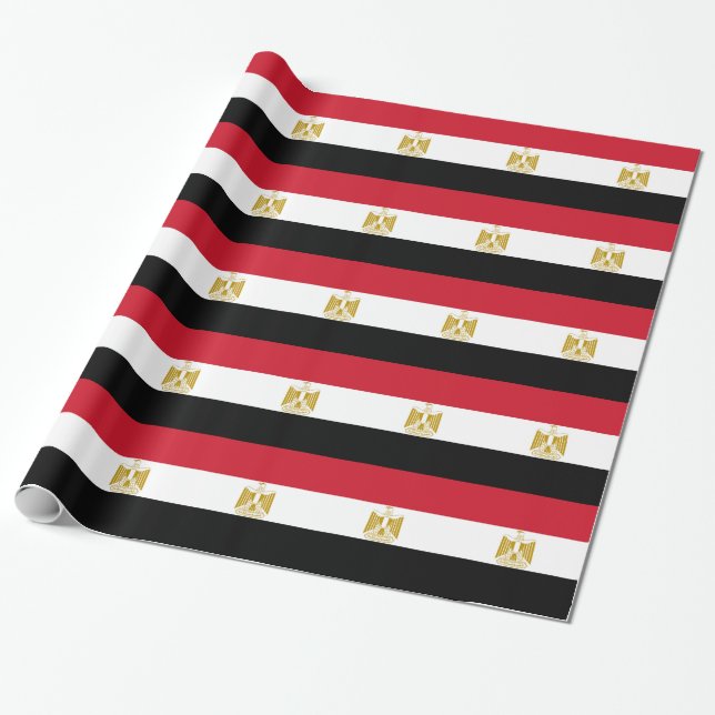 Flagga av Egypten Presentpapper (Utrullad)