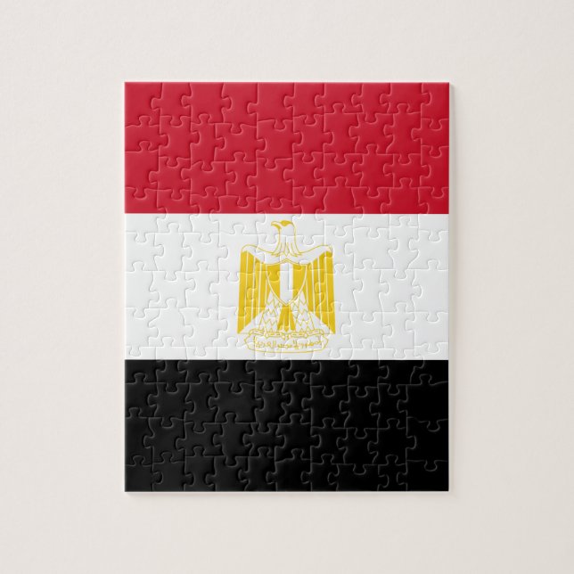 Flagga av Egypten Pussel (Vertikal)