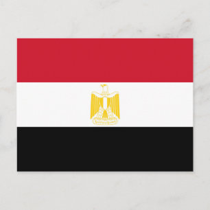Flagga av Egypten Vykort