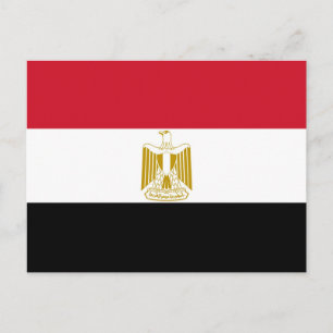 Flagga av Egypten Vykort