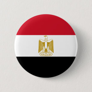 Flagga av egyptenen - علممصر - egyptisk flagga knapp
