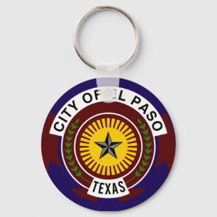 Flagga av El Paso Nyckelring
