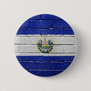 Flagga av El Salvador Knapp