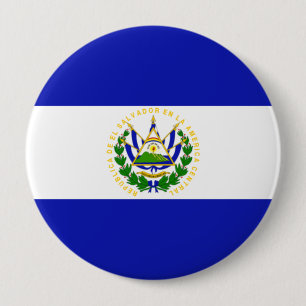 Flagga av El Salvador. Knapp