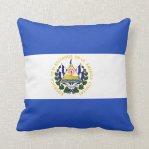 Flagga av El Salvador Kudde