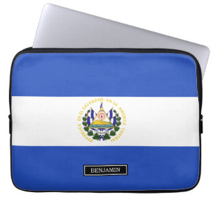 Flagga av El Salvador Laptop Fodral