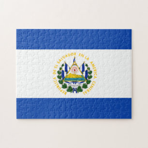Flagga av El Salvador, medborgarevapensköld Pussel