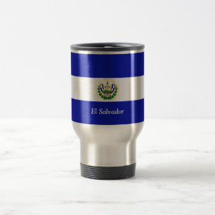 Flagga av El Salvador. Resemugg