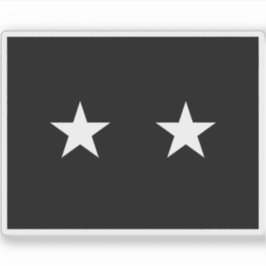 Flagga av en av USA:s största brigadgeneral i rymd Klistermärken