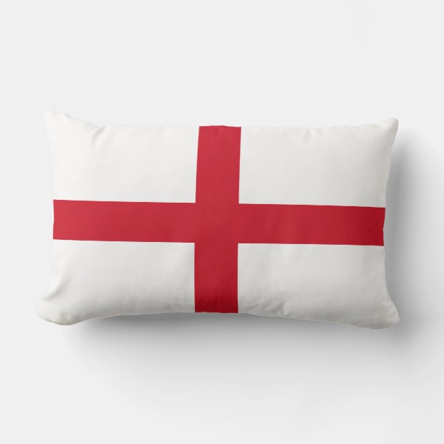 Flagga av England kudder Lumbarkudde (Framsida)