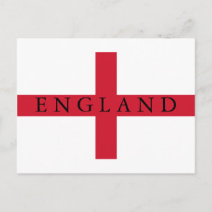 Flagga av England Postcard Vykort