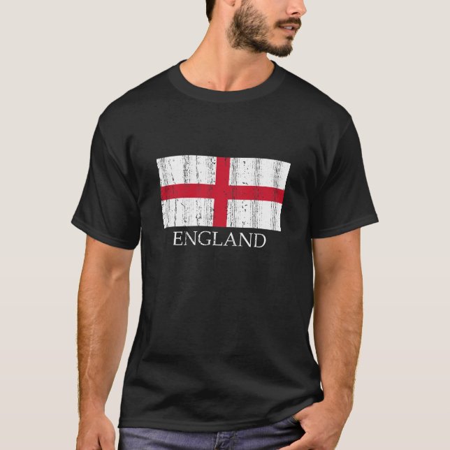 Flagga av England Tee Shirt (Framsida)