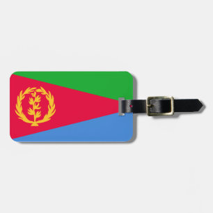 Flagga av Eritrea Easy ID Personal Bagagebricka
