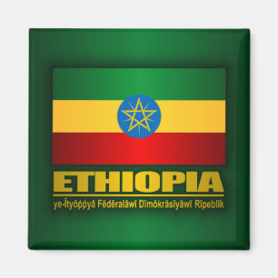 Flagga av Etiopien Magnet