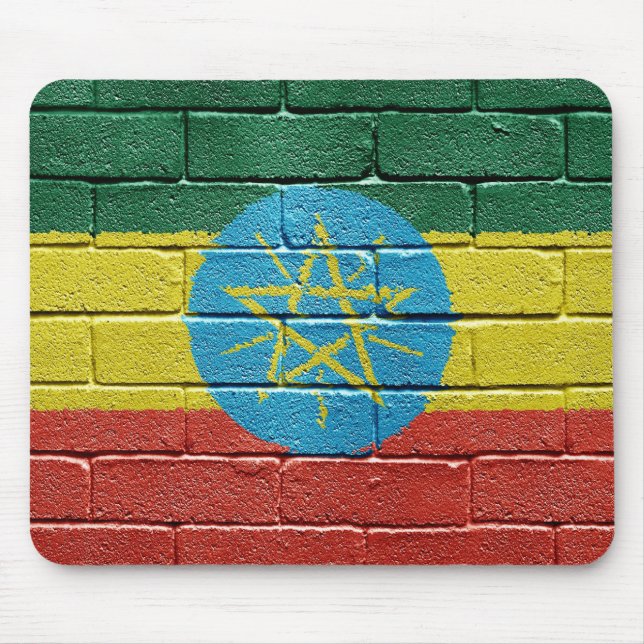 Flagga av Etiopien Musmatta (Framsidan)