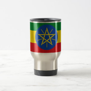 Flagga av Etiopien reser/pendlaremuggen Resemugg