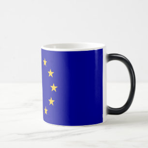 flagga av Europeiska union Magisk Mugg