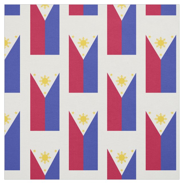 Flagga av Filippinerna Tyg (Provkarta)