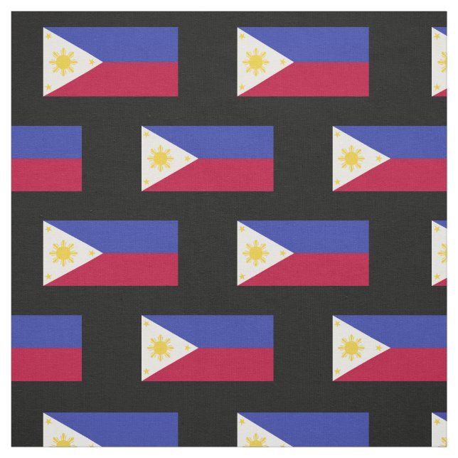 Flagga av Filippinerna Tyg (Provkarta)