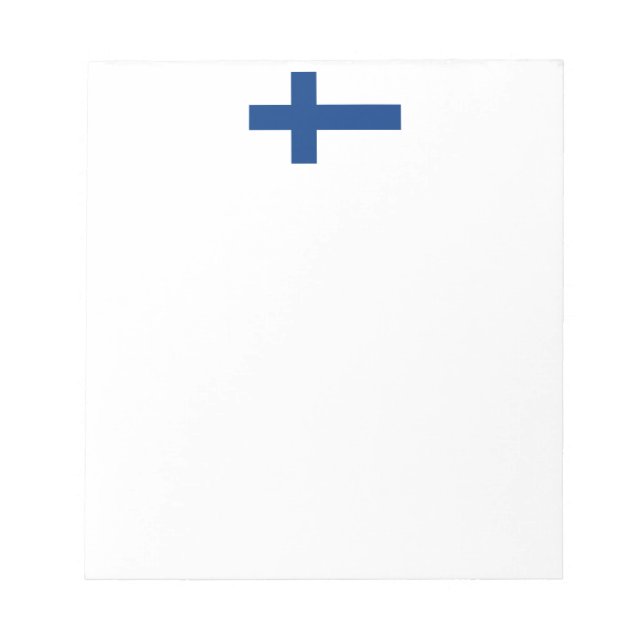Flagga av Finland Anteckningsblock (Framsida)
